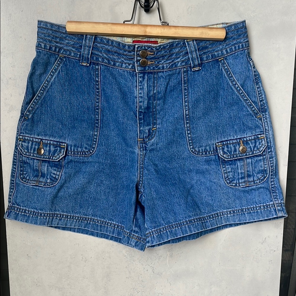 Vintage Westport 100% Cotton Denim Shorts - Size 10 👖 Rare 6-Pocket Style